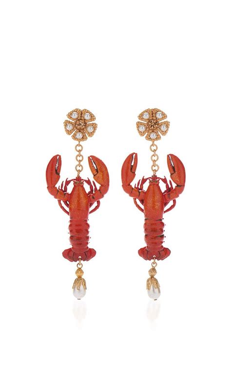 dolce gabbana earrings lobster|d&g earrings.